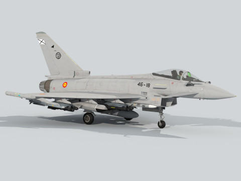 Eurofighter Halcon project 3D Model