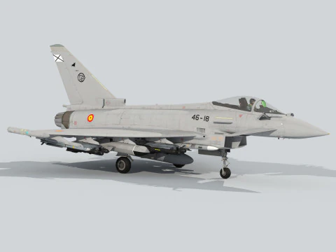 Progetto Eurofighter Halcon Modello 3D