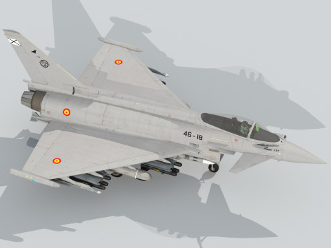 Eurofighter Halcon project 3D Model