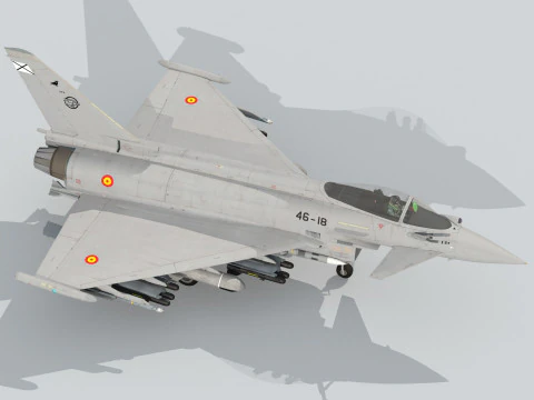 Progetto Eurofighter Halcon Modello 3D