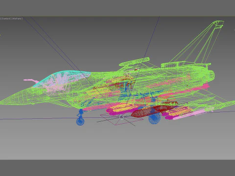 Progetto Eurofighter Halcon Modello 3D