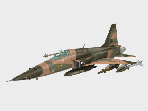 Northrop F-5 E Tiger II 3D-Modell