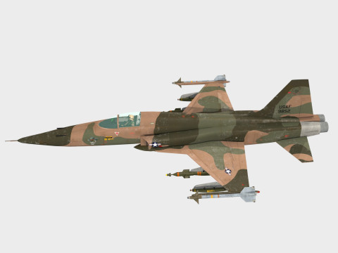 Northrop F-5 E Tiger II 3D मॉडल