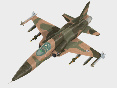 Northrop F-5 E Tiger II 3D मॉडल