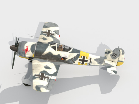Focke-Wulf Fw190 A5 U Modelo 3D