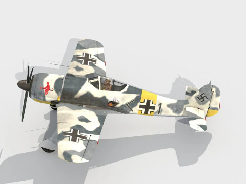 Focke-Wulf Fw190 A5 U Modelo 3D