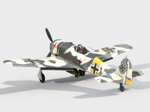 Focke-Wulf Fw190 A5 U Modelo 3D