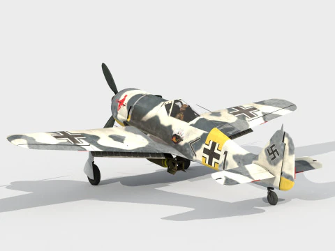 Focke-Wulf Fw190 A5 U Modelo 3D