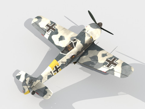 Focke-Wulf Fw190 A5 U Modelo 3D