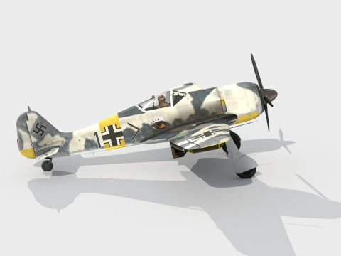 Focke-Wulf Fw190 A5 U Modelo 3D