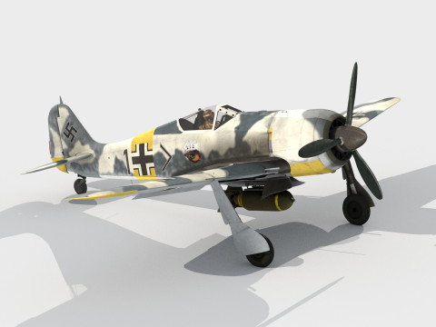 Focke-Wulf Fw190 A5 U Modelo 3D