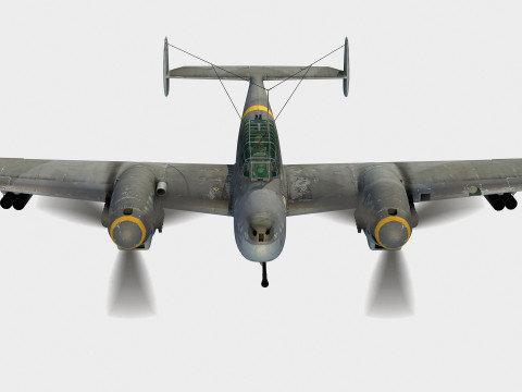Messerschmitt Bf-110 G 3D 模型