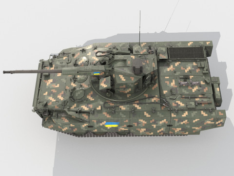 2S38 Derivatsiya 3D मॉडल