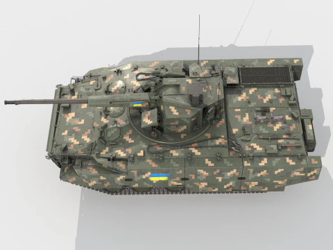 2S38 Derivatsiya 3D Model