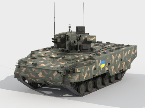 2S38 Derivatsiya 3D मॉडल