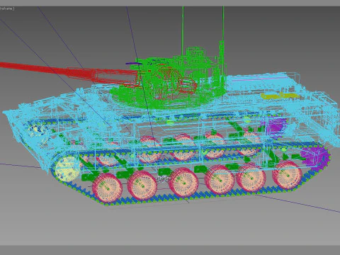 2S38 Derivatsiya 3D Model