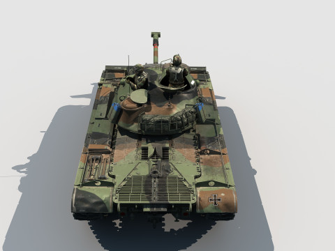 M-48A2 Raumpanzer Modello 3D