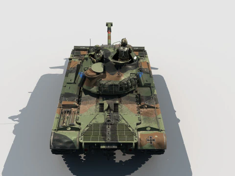 M-48A2 Raumpanzer 3D Model