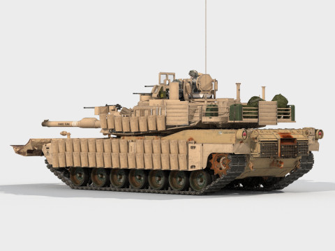 M1A2 SEP Tusk II 3D Model