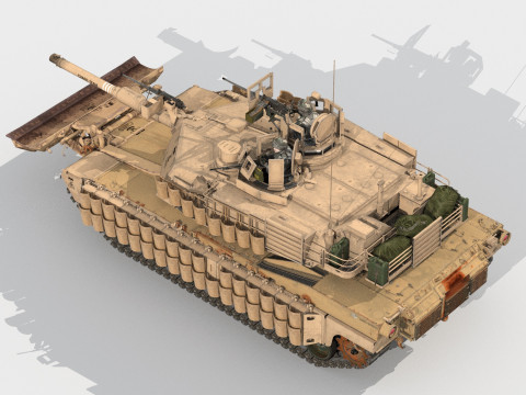 M1A2 SEP Tusk II 3D Model