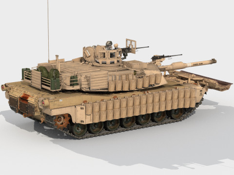 M1A2 SEP Tusk II 3D Model