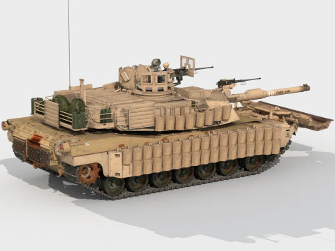 M1A2 SEP Tusk II 3D Model