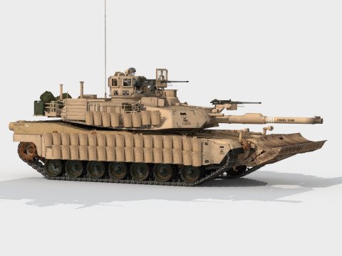 M1A2 SEP Tusk II 3D Model