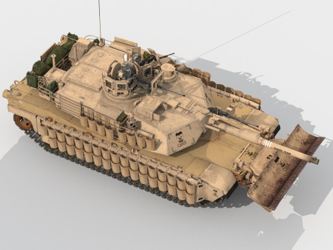 M1A2 SEP Tusk II 3D Model