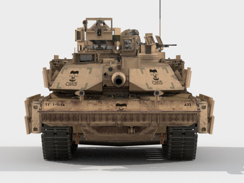 M1A2 SEP Tusk II 3D Model