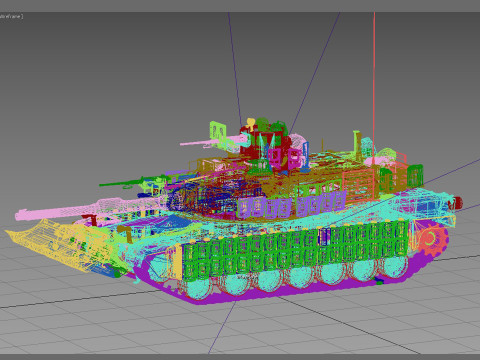 M1A2 SEP Tusk II 3D Model