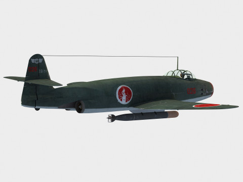 Yokosuka R2Y2V3 Keiun Kai Modelo 3D