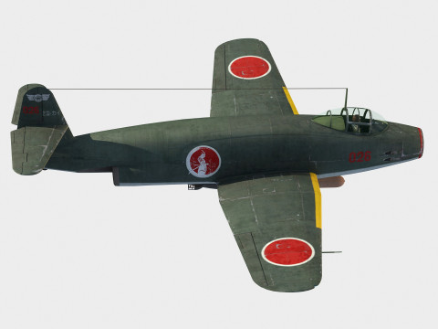 Yokosuka R2Y2V3 Keiun Kai Modelo 3D
