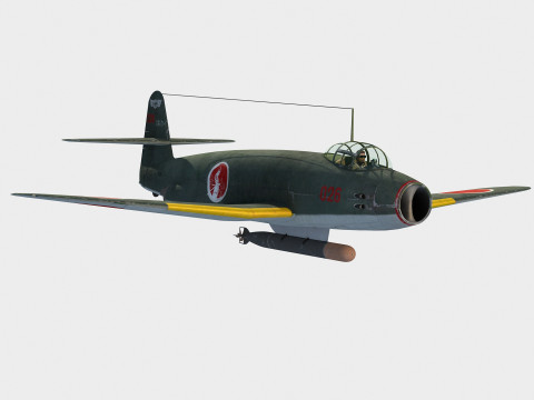 Yokosuka R2Y2V3 Keiun Kai Modelo 3D
