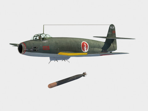 Yokosuka R2Y2V3 Keiun Kai Modelo 3D