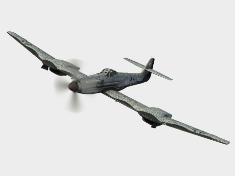 Blohm Voss BV 155 3D Model