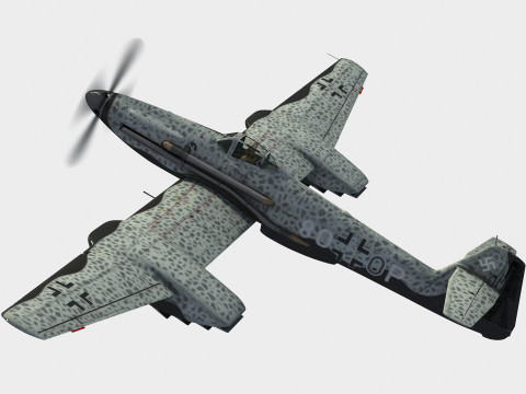 Blohm Voss BV 155 3D Model