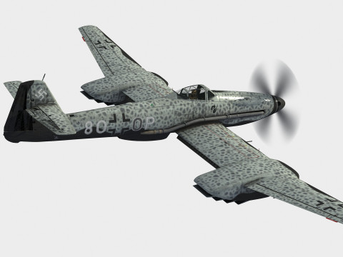 Blohm Voss BV 155 3D Model