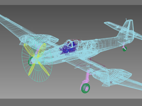 Blohm Voss BV 155 3D Model