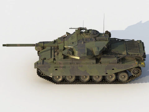 STRV-104 Swedish Tank 3D Model
