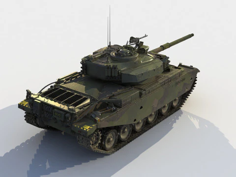 STRV-104 Swedish Tank 3D Model