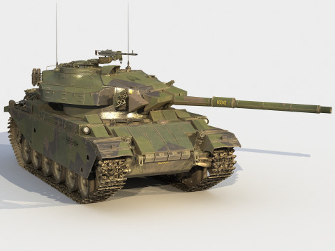 STRV-104 Swedish Tank Modelo 3D