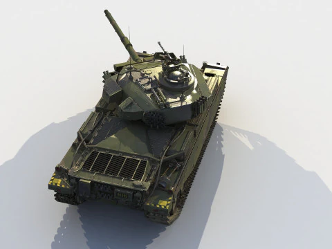 STRV-104 Swedish Tank 3D Model