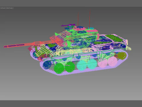 STRV-104 Swedish Tank 3D Model