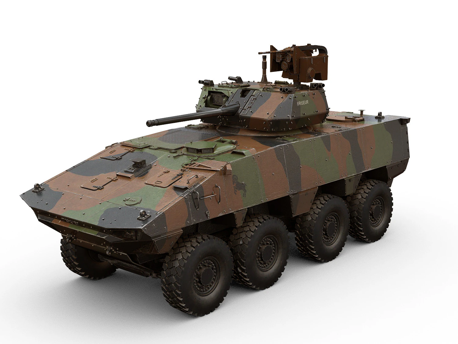Nexter VBCI 3D Model .c4d .max .obj .3ds .fbx .stl .blend