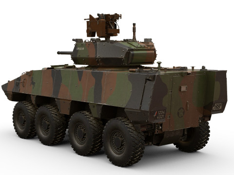 Nexter VBCI 3D Model