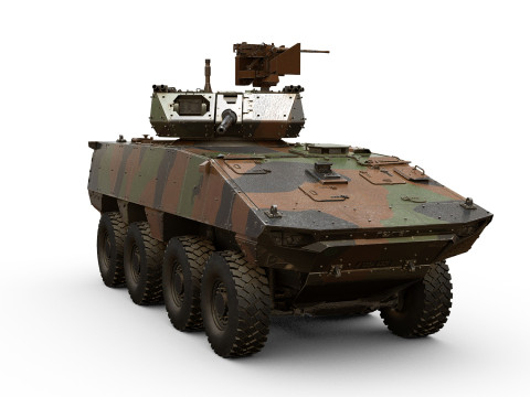 Nexter VBCI 3D Model
