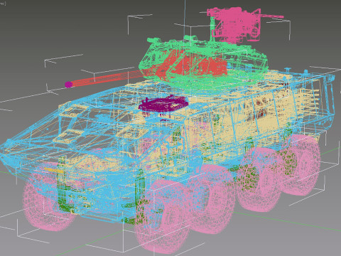 Nexter VBCI 3D Model