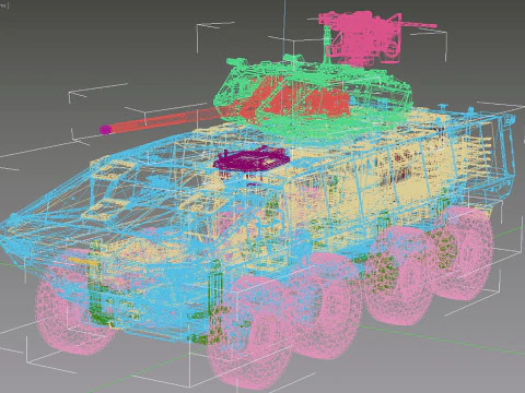 Nexter VBCI 3D Model