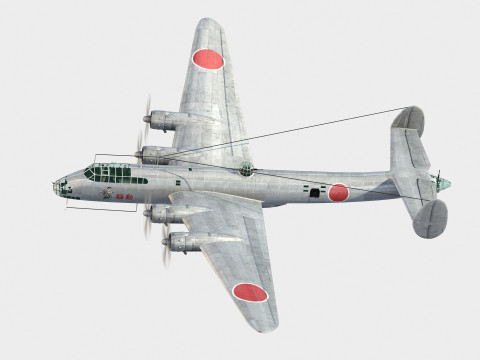 Nakajima G5N Shinzan 3D Модель