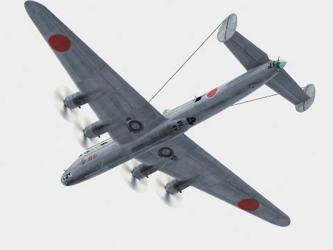 Nakajima G5N Shinzan 3D Model